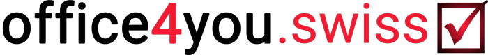 Logo der office4you.swiss GmbH - Treuhand, Versicherugnen, Informatik rund um Bern